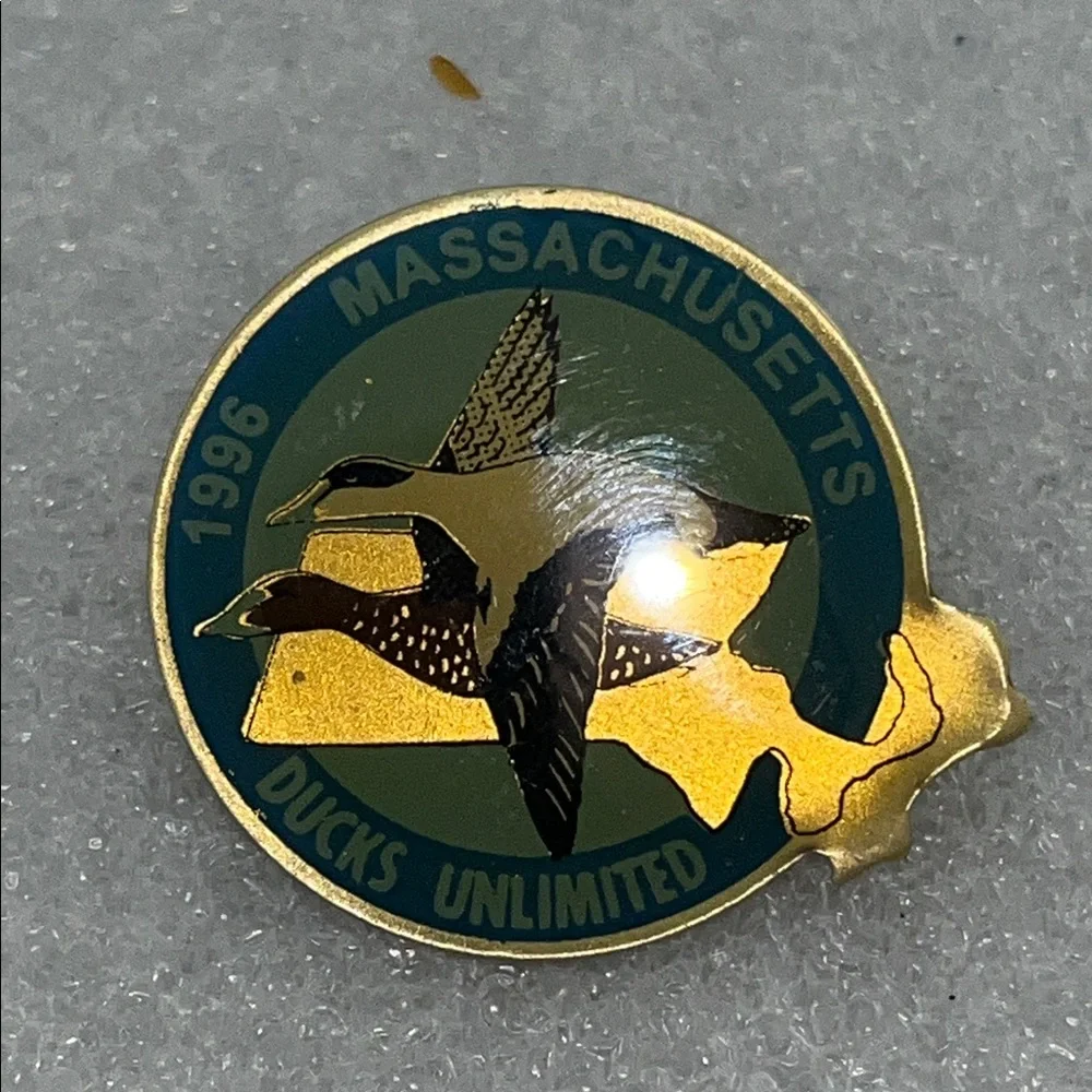 Vintage Ducks Unlimited Massachusetts Pin Lot 4  Lapel